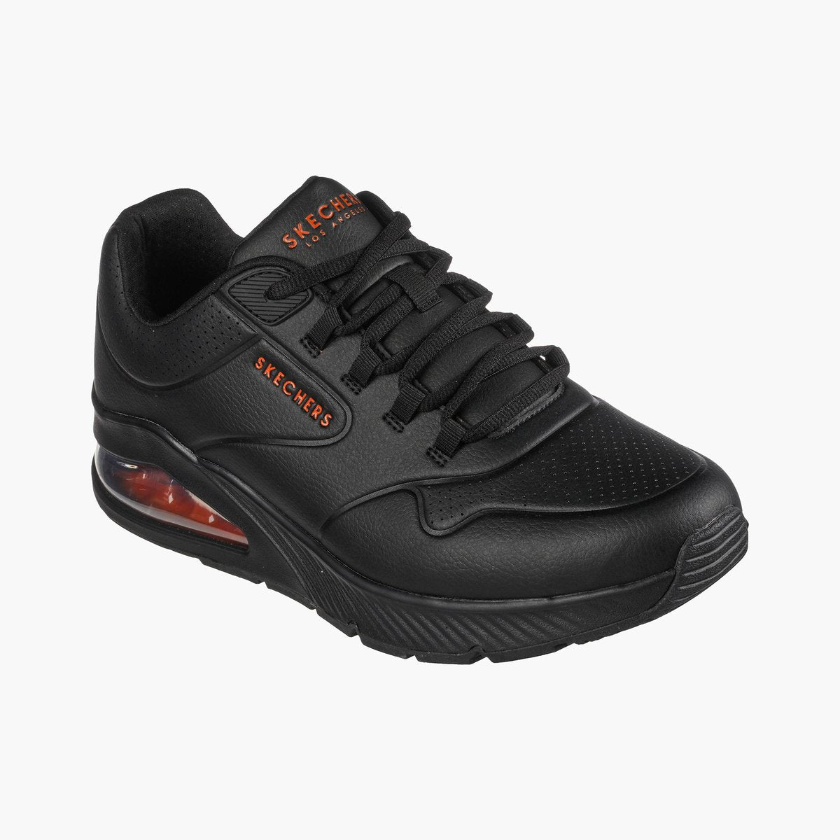 Skechers Men’s Perforated Lace-Up Sports Shoes Comfortable Lightweight Casual Sneakers for Walking Running and Training