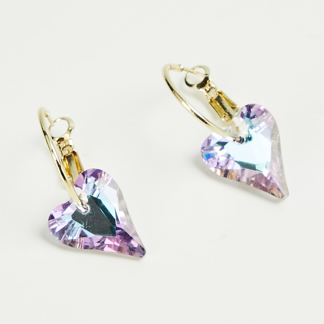 Heart Hoops for Women Sleek and Elegant Design