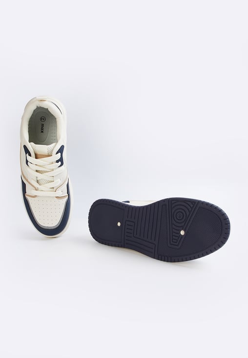 Stylish Men’s Colourblock Sneakers Fashionable Lightweight Shoes for Walking Running and Fitness