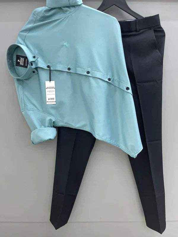 Designer Men’s Party Shirt with Trouser Combo for Formal and Semi-Formal Parties