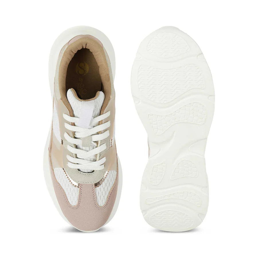 Modern Pink Women’s Sneakers with Non Slip Outsole and All Day Comfort