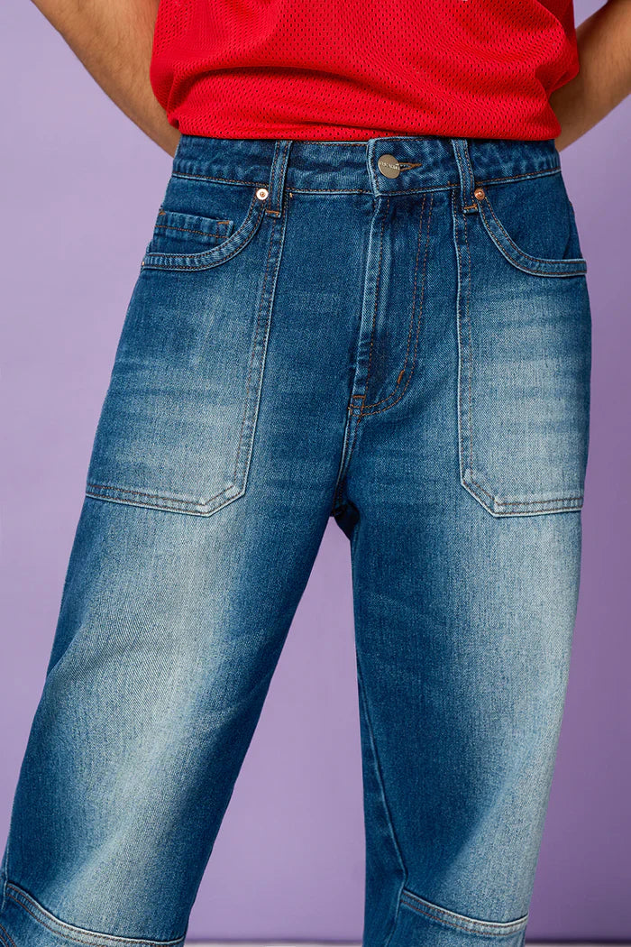 Mens Everblue Ridge Straight Leg Jeans for Casual and Everyday Wear