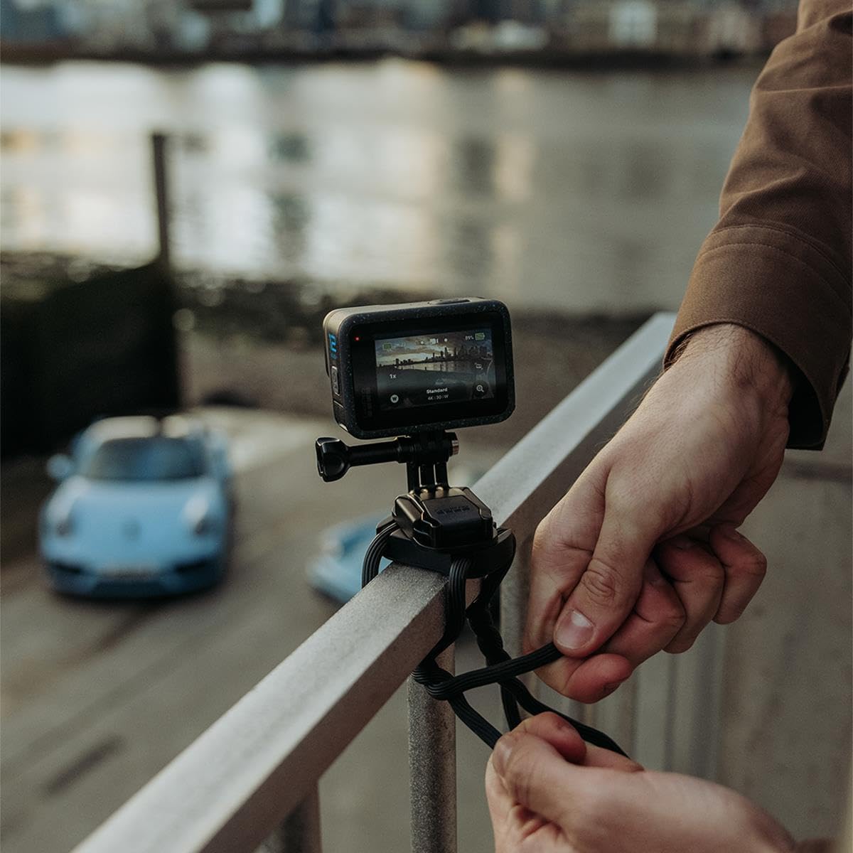 Waterproof Action Camera with Ultra HD Video, MP Photos, HDR, and Webcam Function