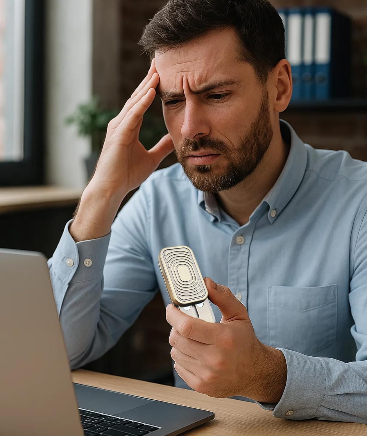 Sensory Fidget Slider Toy for Adults Stress Relief Relaxation and Anxiety Reducing EDC Gadget