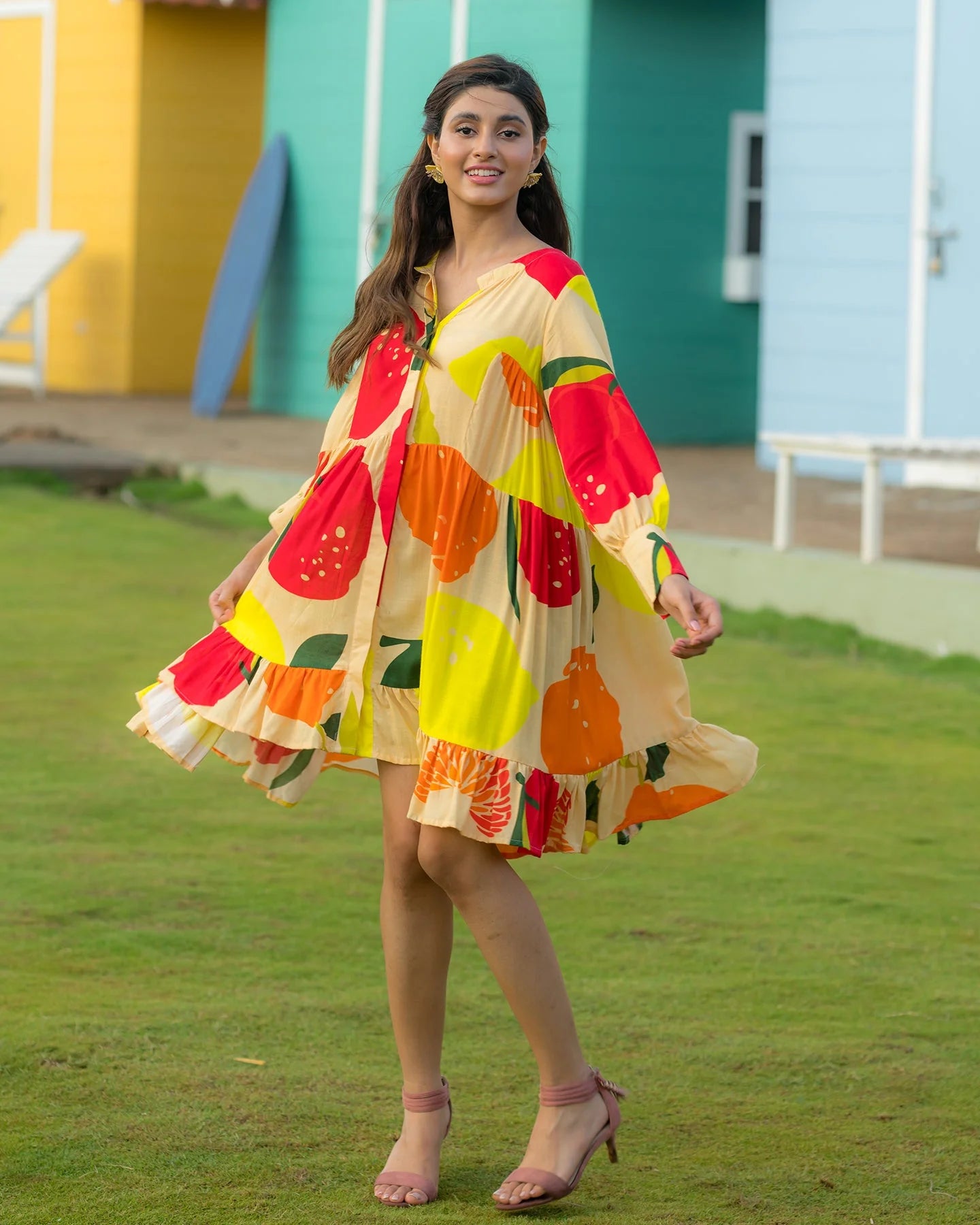 Flowy Tina Maxi Dress for Weddings, Gatherings, and Special Occasions