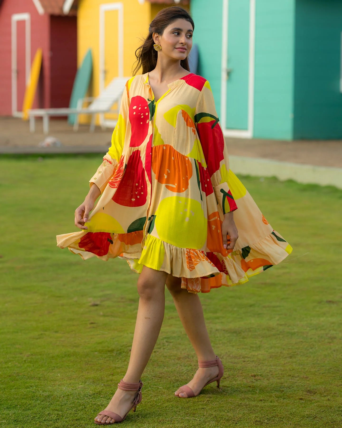 Flowy Tina Maxi Dress for Weddings, Gatherings, and Special Occasions