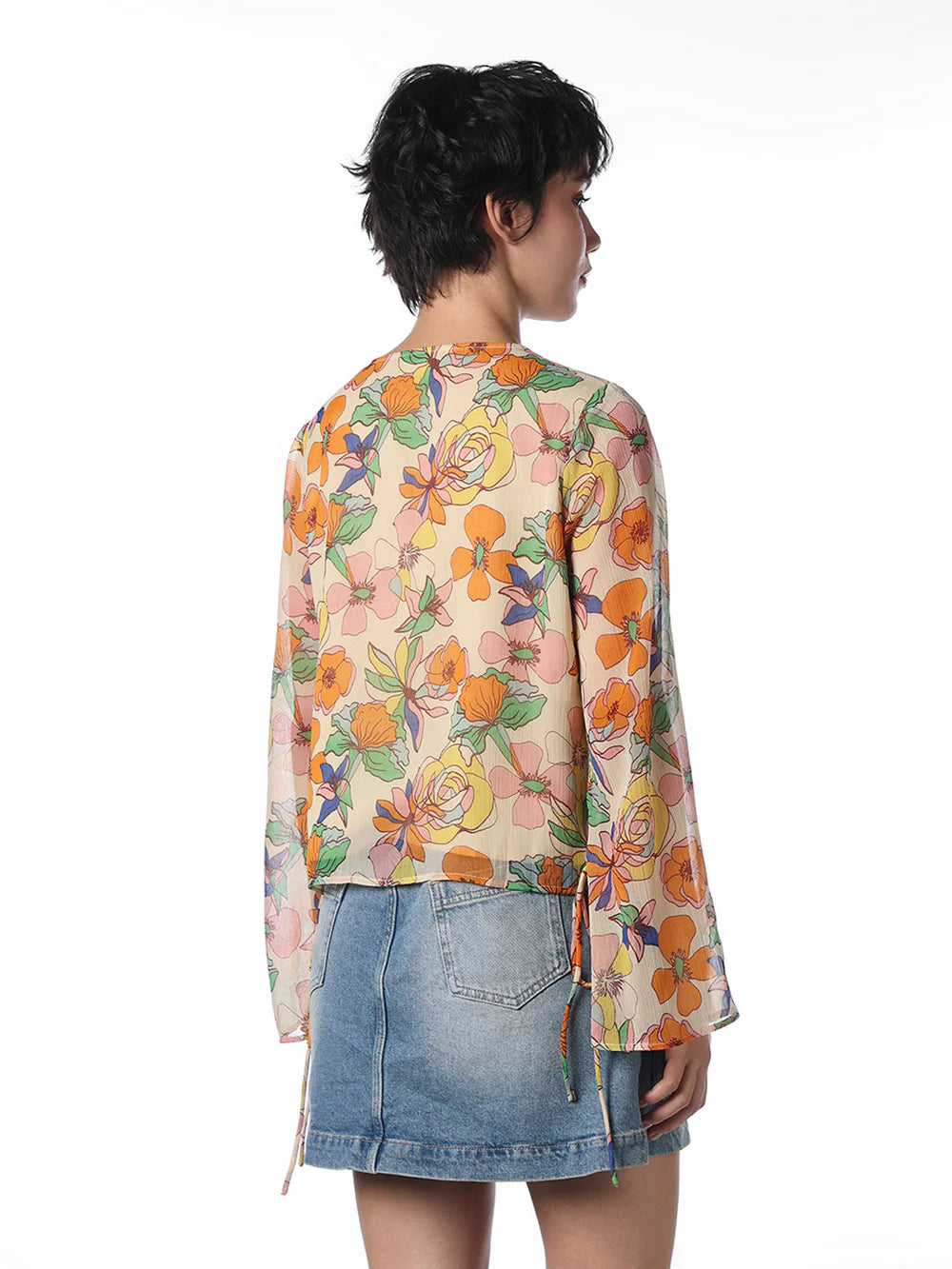 Trendy Multi-Colour Floral Top for Women with Comfortable Fit and Everyday Styling