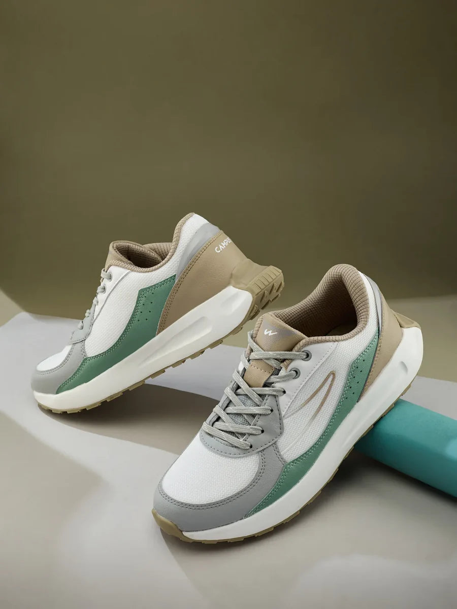 Streetwear Style White Sneakers for Men with Contemporary Look