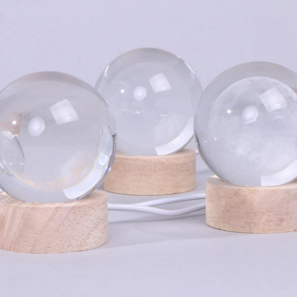 Crystal Ball LED Lamp for Desk, Bedroom, and Living Room