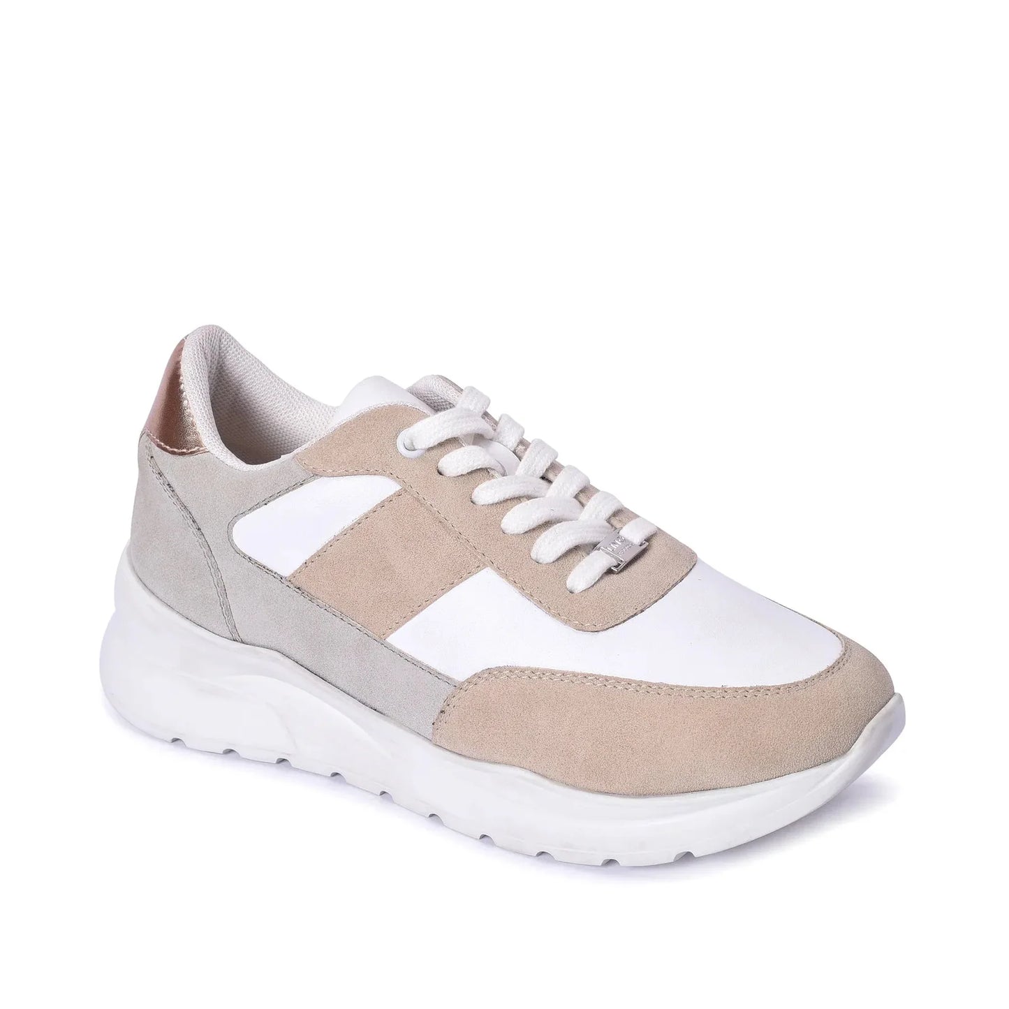 Women’s Nexus Rosecloud Beige Sneakers Trendy Low-Top Sneakers for Everyday Wear