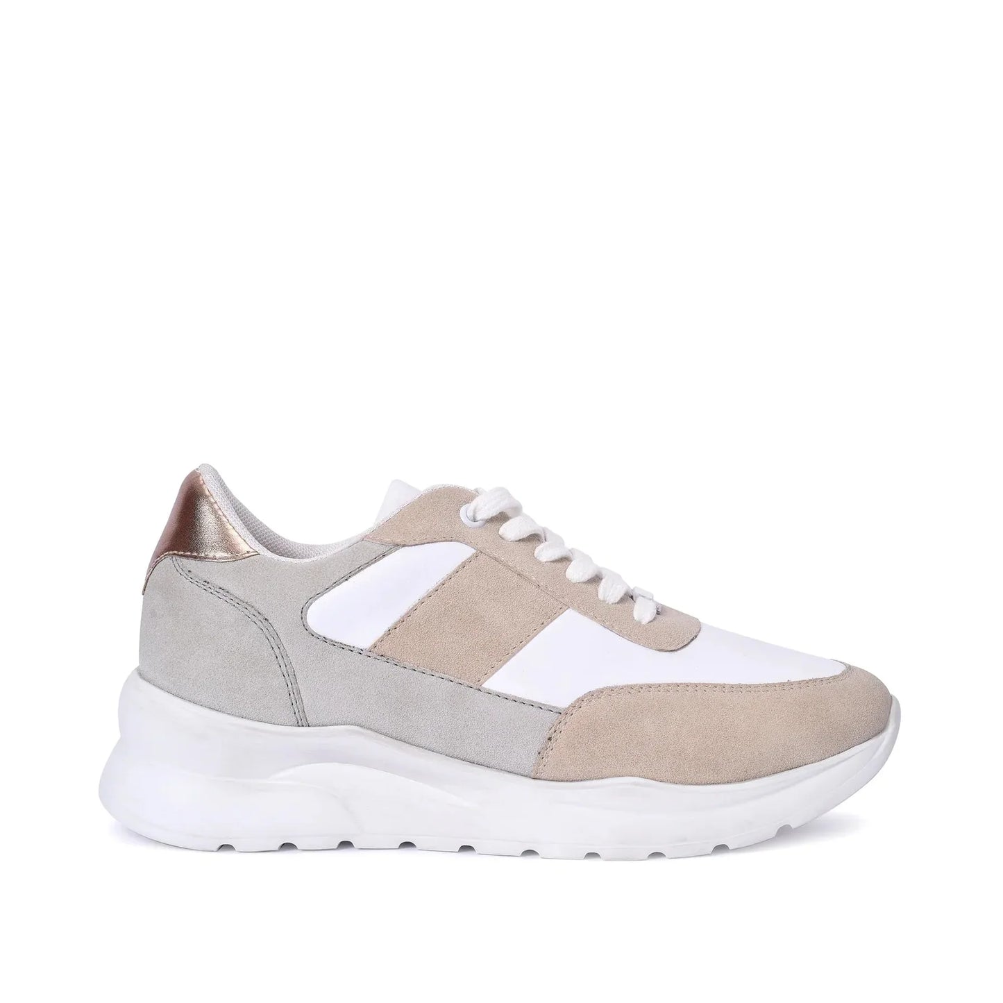 Women’s Nexus Rosecloud Beige Sneakers Trendy Low-Top Sneakers for Everyday Wear