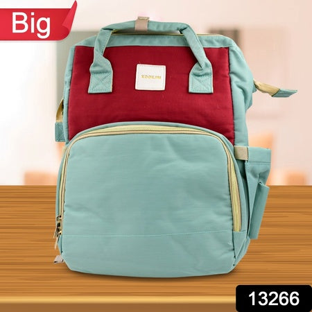 Multipurpose Large Capacity Moms Backpack Diaper Bag (1 Pc 17 Pocket Big)