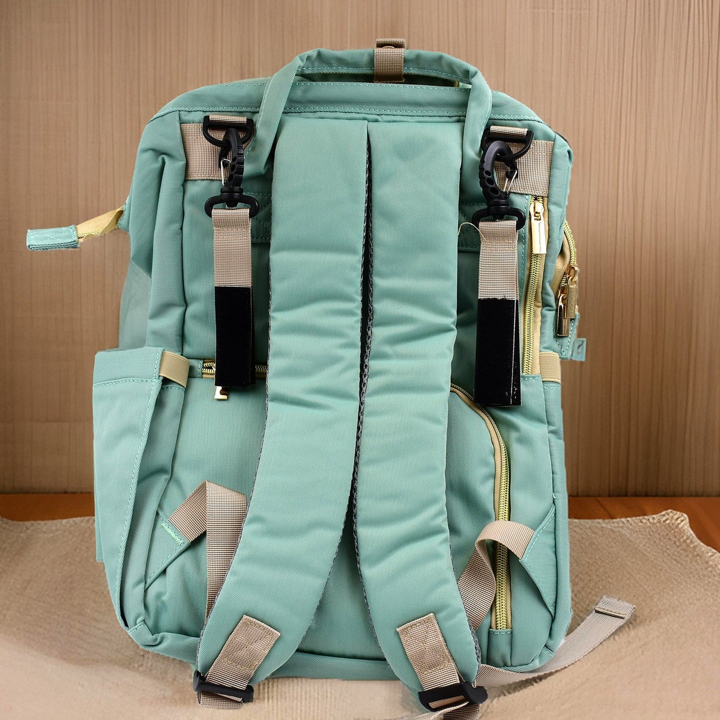 Multipurpose Large Capacity Moms Backpack Diaper Bag (1 Pc 17 Pocket Big)