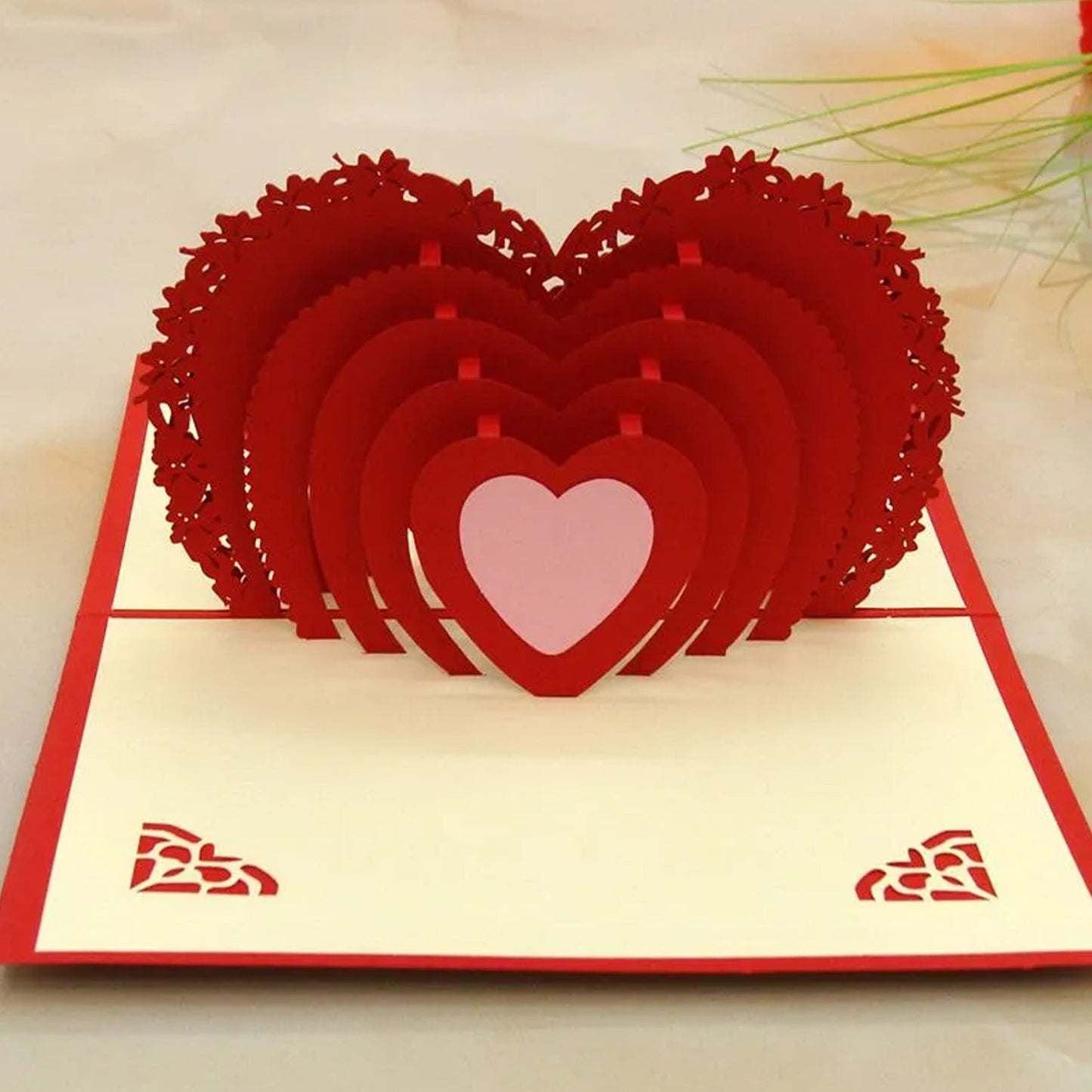 3d Paper Wish Card High Quality Paper Card All Design Card Good Wishing Card (All 3d Card Birthday Christmas Card Cartoon Card Love Heart Card) (1 Pc)