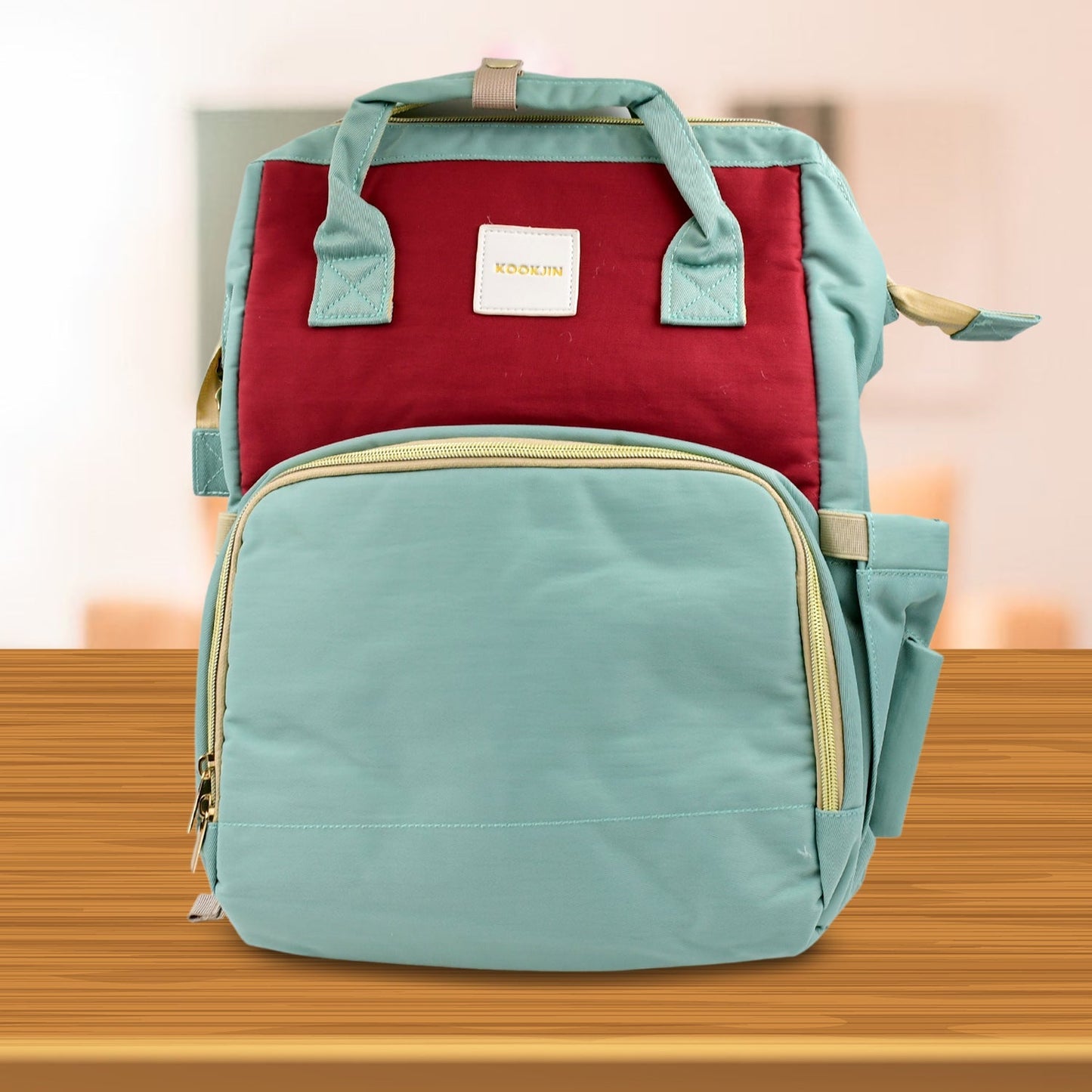 Multipurpose Large Capacity Moms Backpack Diaper Bag (1 Pc 17 Pocket Big)