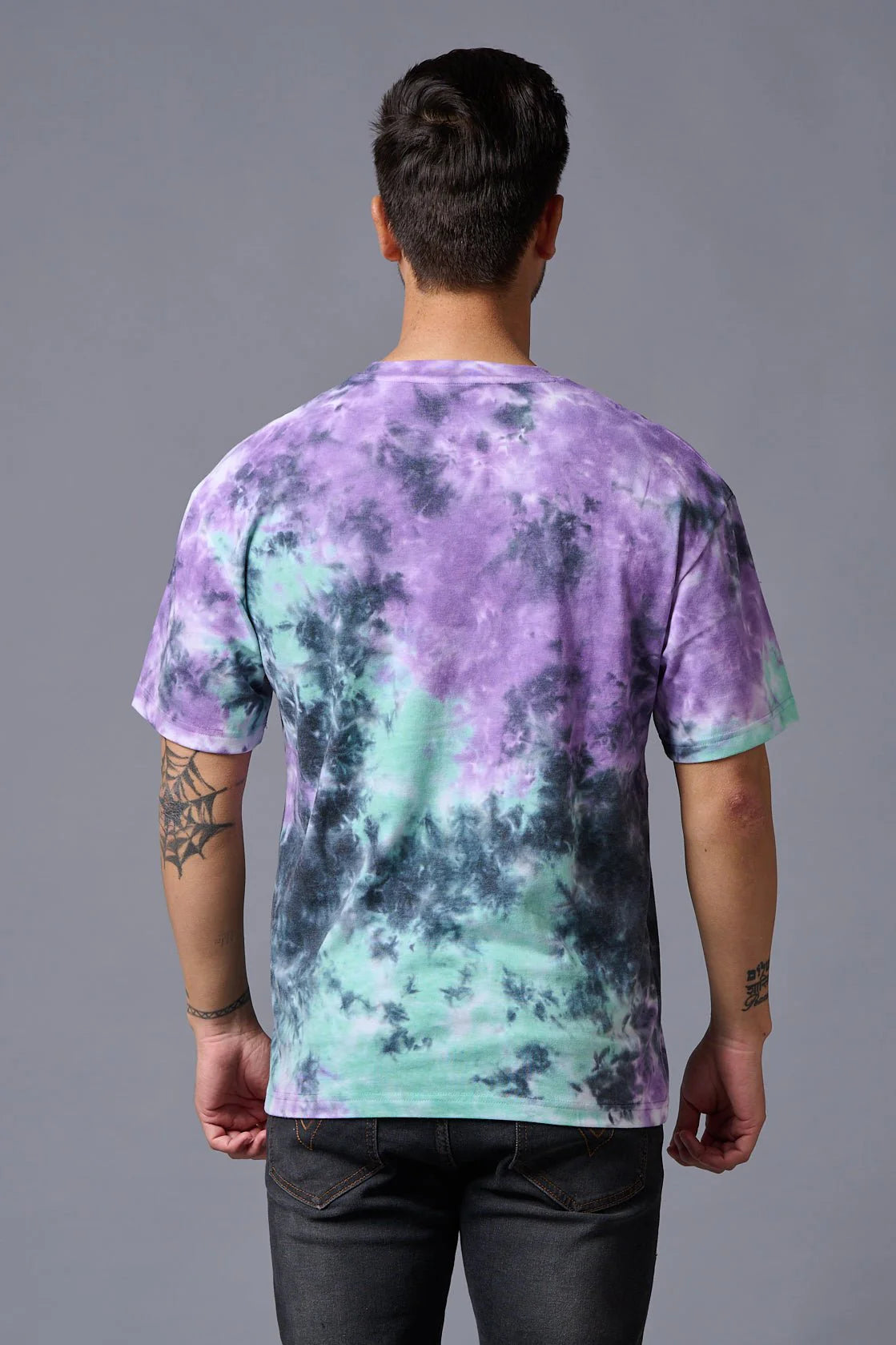Everyday Men’s Oversized Tie Dye T-Shirt with Trendy Printed Design and Premium Fabric