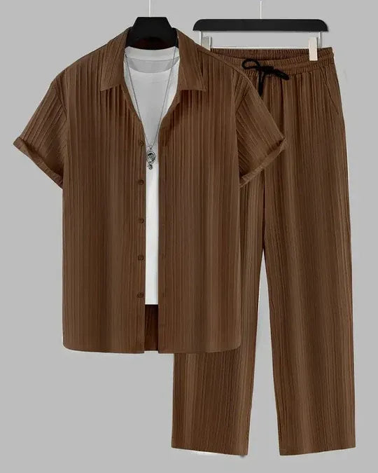 Men's Premium Lining Structured Top Bottom Set