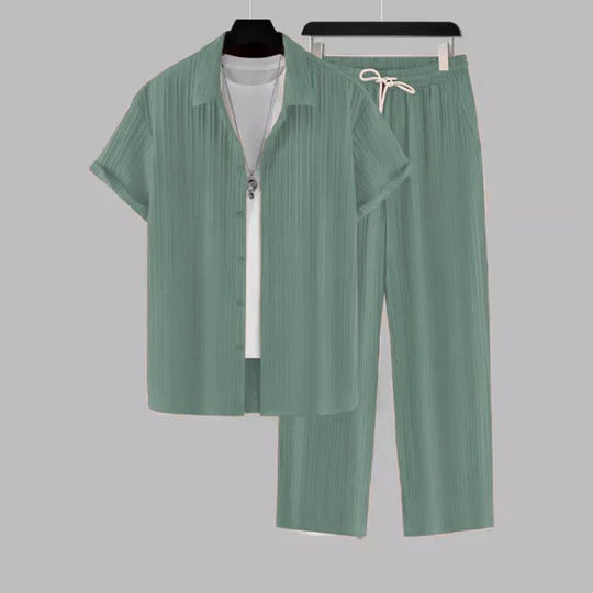 Men's Premium Lining Structured Top Bottom Set