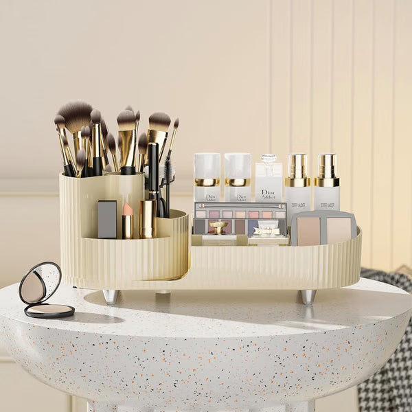Cream Cosmetic Organizer Single Piece Storage for Beauty Tools Lipsticks and Skincare Products