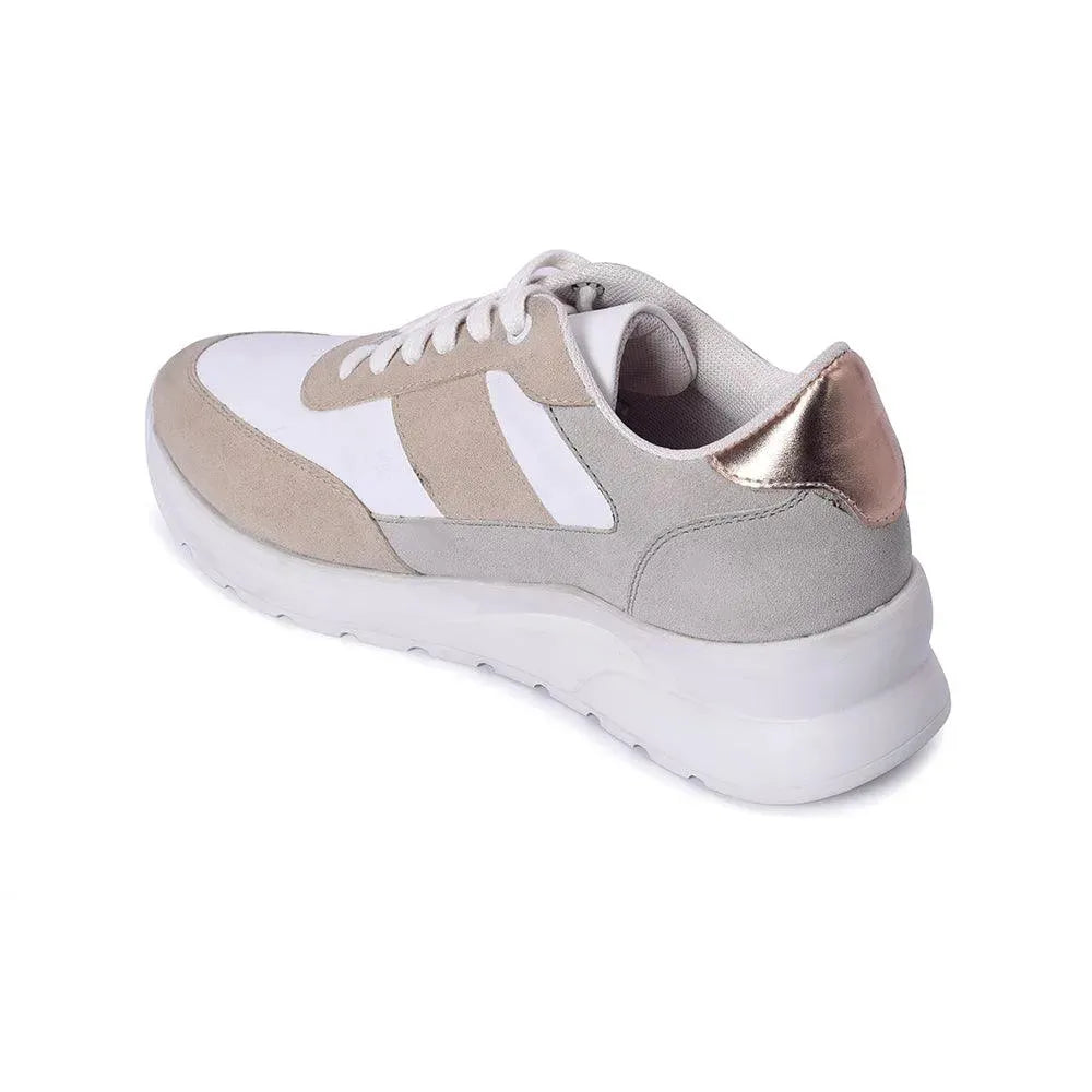 Women’s Nexus Rosecloud Beige Sneakers Trendy Low-Top Sneakers for Everyday Wear