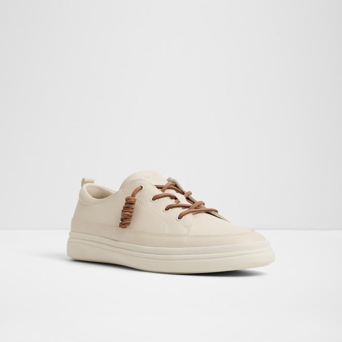 Lightweight White Low Top Sneakers for Men with Durable Sole and Breathable Upper