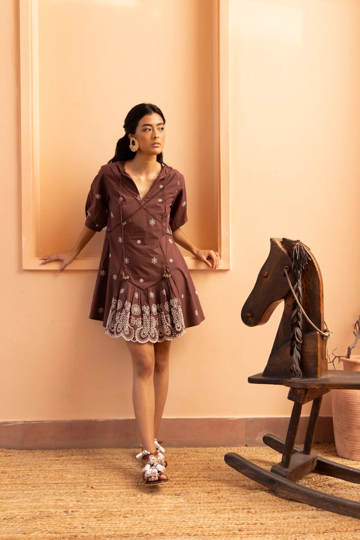 Comfortable Women’s Schiffi Dress with Flowing Silhouette