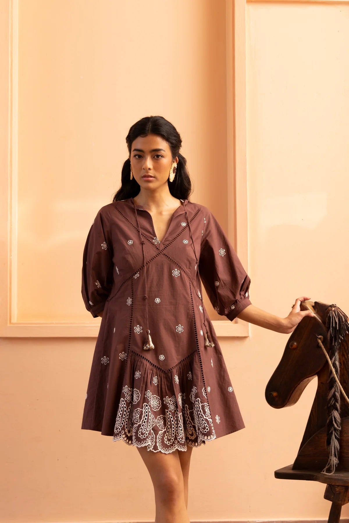 Comfortable Women’s Schiffi Dress with Flowing Silhouette