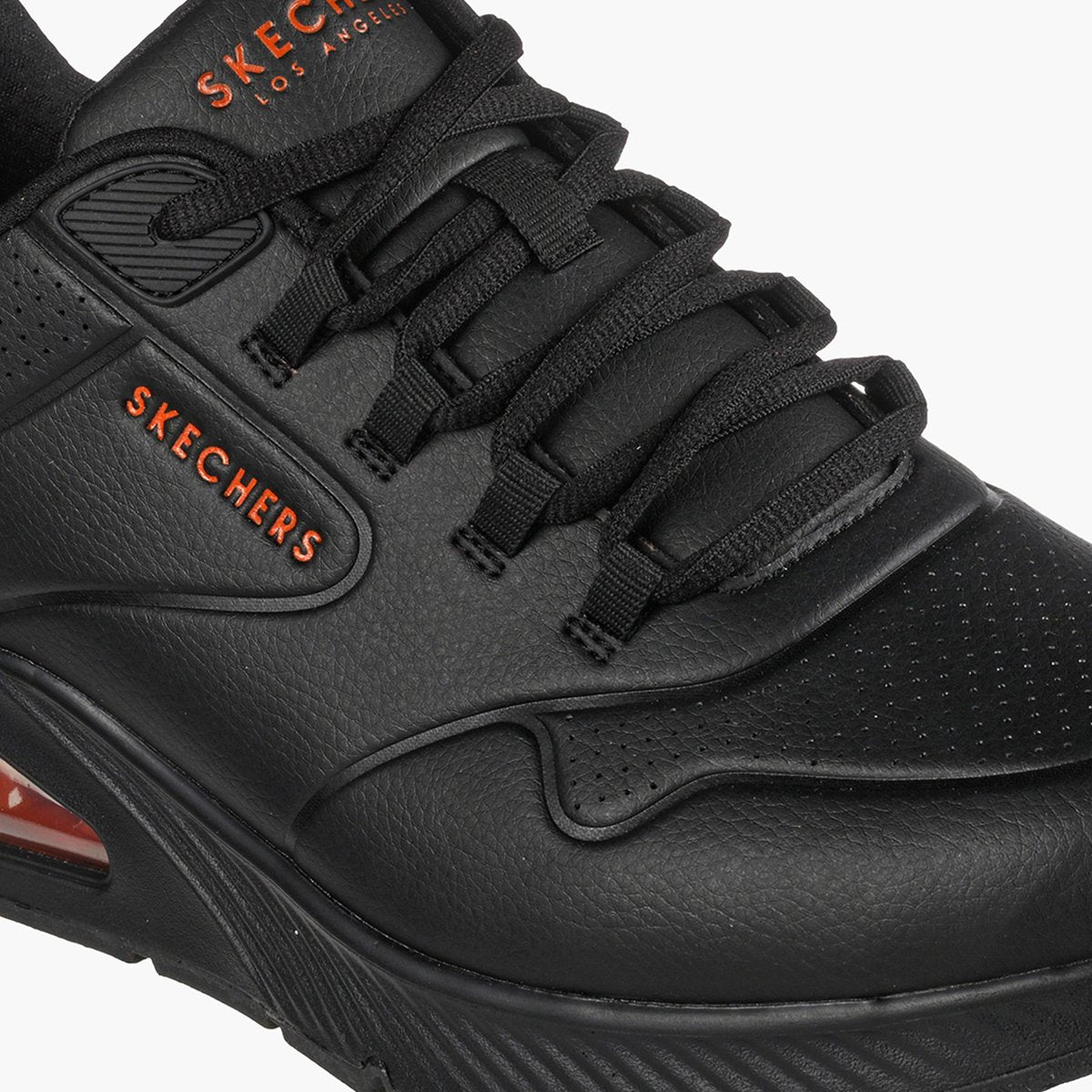 Skechers Men’s Perforated Lace-Up Sports Shoes Comfortable Lightweight Casual Sneakers for Walking Running and Training
