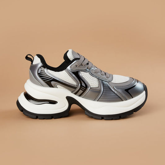 Colourblock High Top Sneakers Trendy Footwear for Men and Women