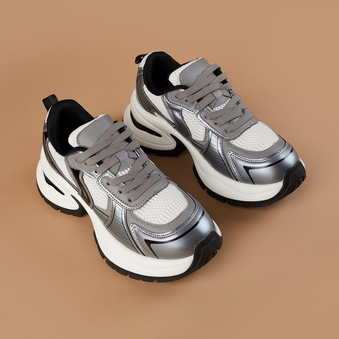 Colourblock High Top Sneakers Trendy Footwear for Men and Women