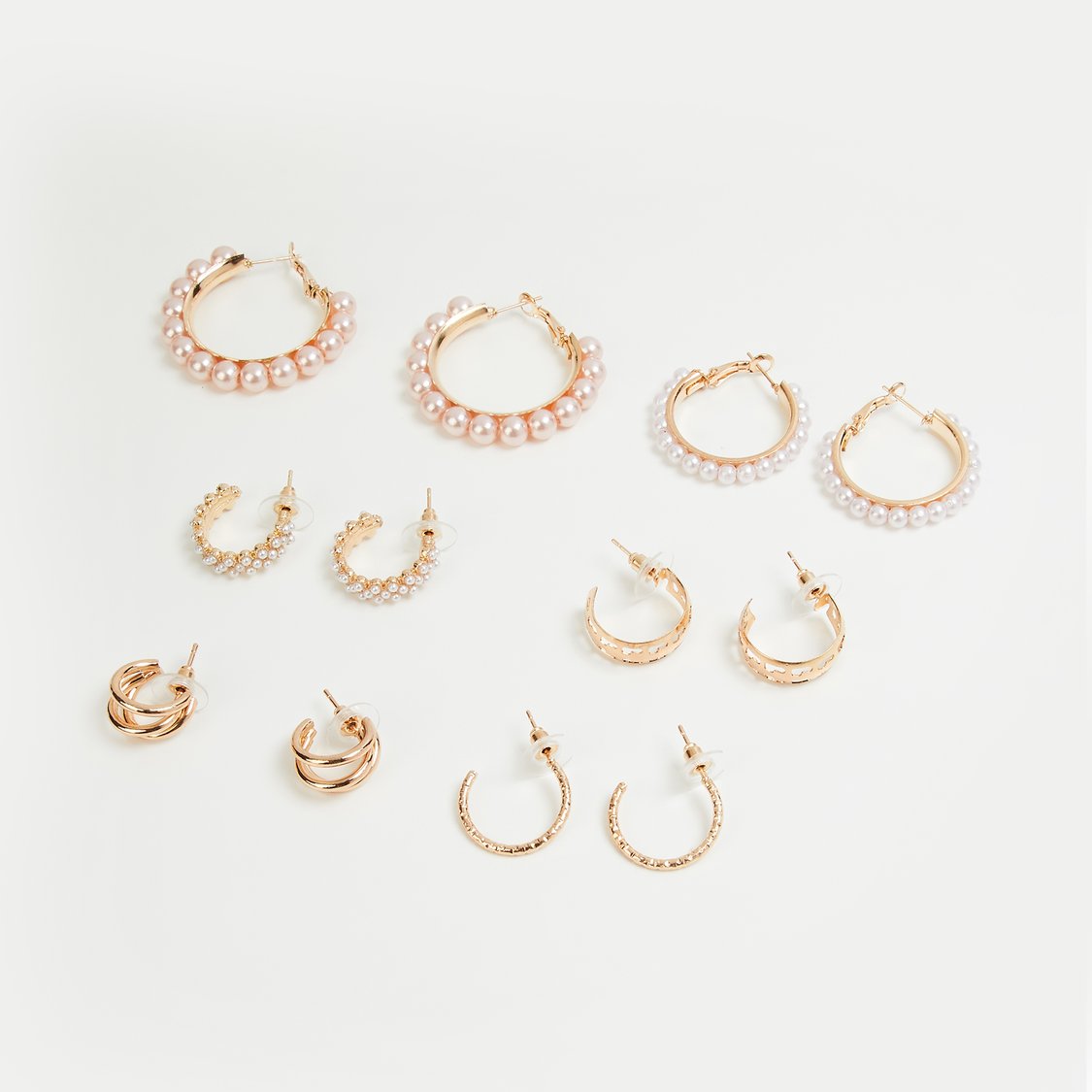 Chic Assorted Hoop Earrings Set for Women – Various Styles & Sizes