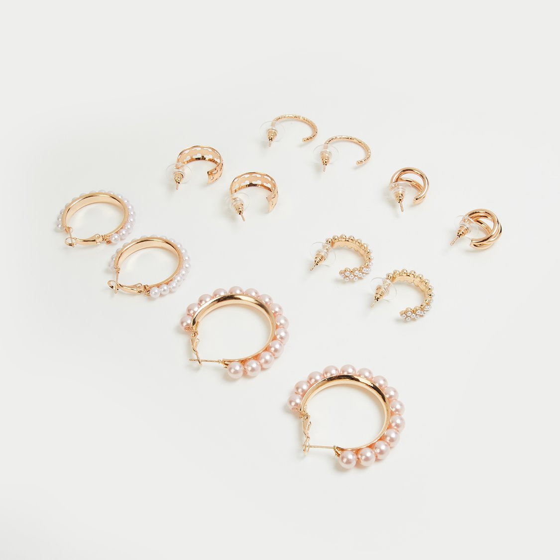 Chic Assorted Hoop Earrings Set for Women – Various Styles & Sizes