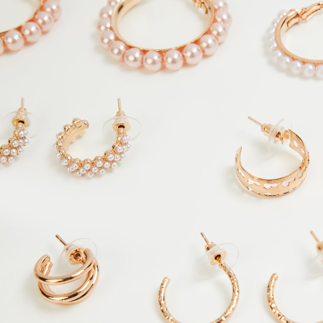 Chic Assorted Hoop Earrings Set for Women – Various Styles & Sizes