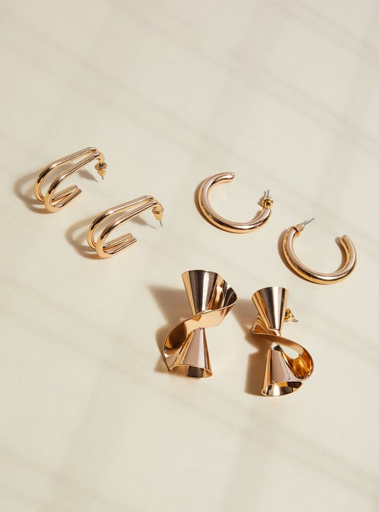 Women’s Multi-Purpose Earrings – 3 Piece Set for Different Outfits