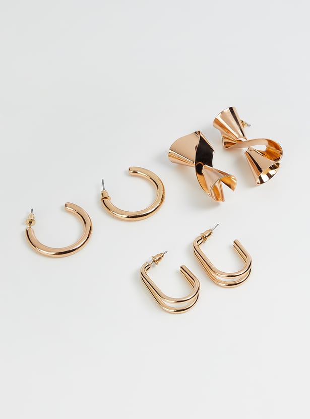 Women’s Multi-Purpose Earrings – 3 Piece Set for Different Outfits