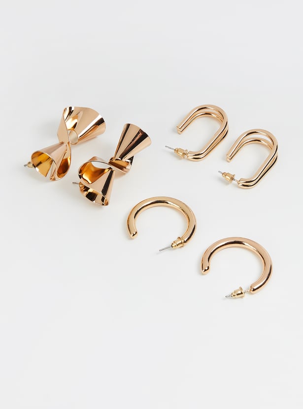 Women’s Multi-Purpose Earrings – 3 Piece Set for Different Outfits