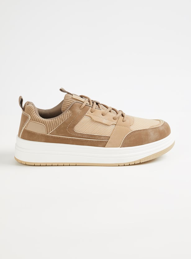 Contemporary Men’s Colorblock Sneakers for Casual Outfits, Office, and Weekend Wear