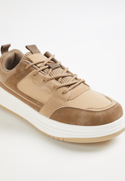 Stylish Men’s Colorblock Sneakers Comfortable Breathable Shoes for Walking Running and Lifestyle
