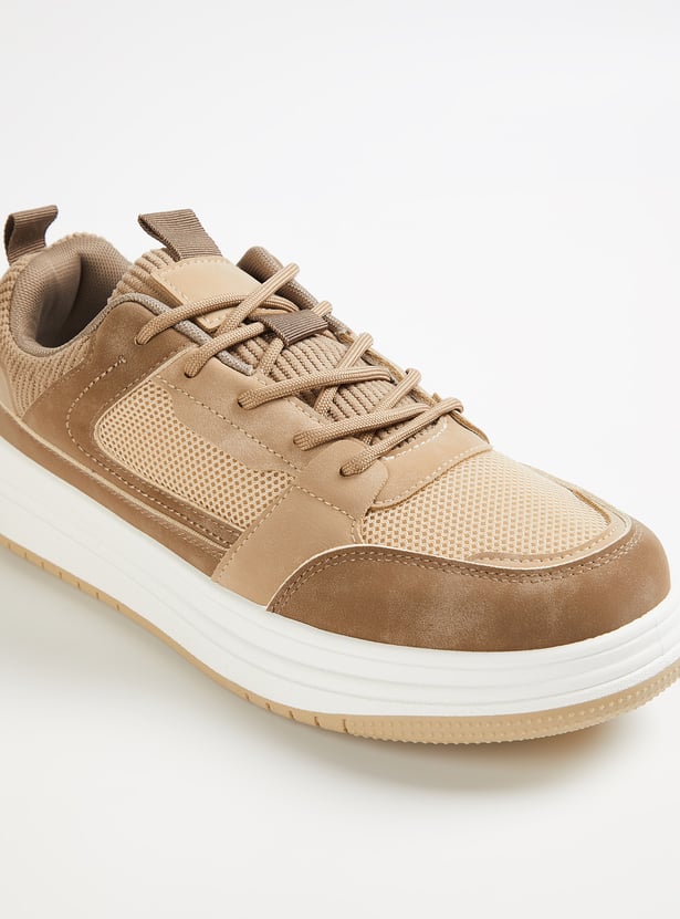 Contemporary Men’s Colorblock Sneakers for Casual Outfits, Office, and Weekend Wear
