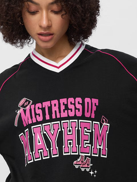 Mistress of Mayhem Stylish Printed T Shirt with Comfortable Fit