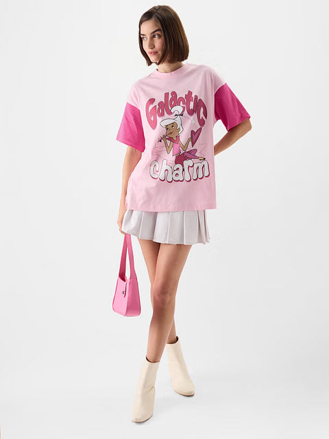 Galactic Charm Comfortable Graphic Tee for Women