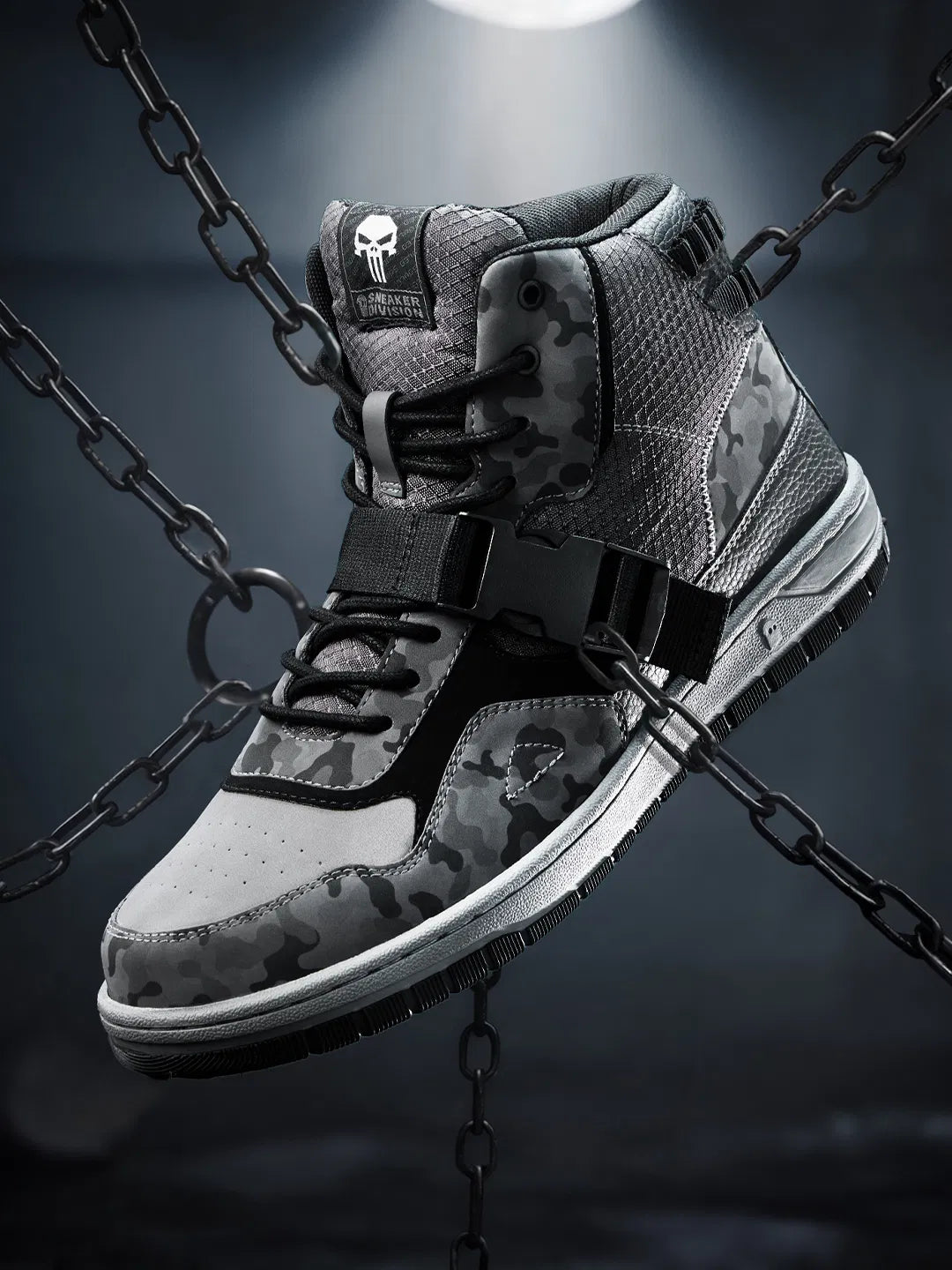 Stylish Vigilante Men’s High Top Sneakers Classic Fashion Shoes for Office Party and Daily Comfort