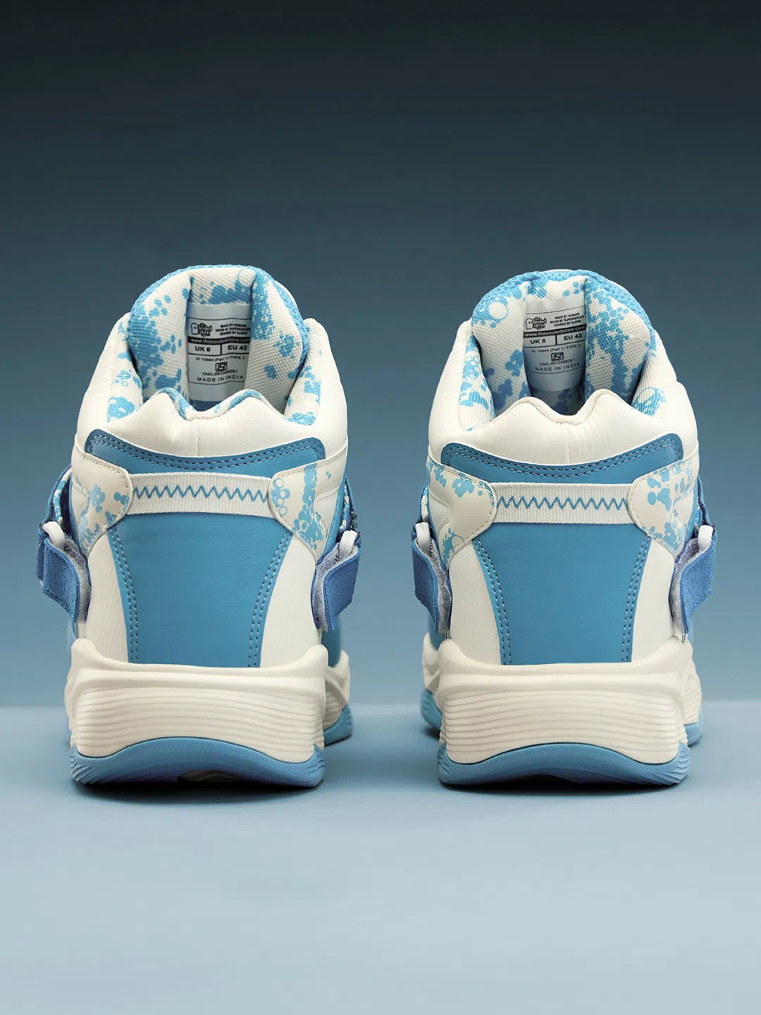 Modern Quantum Step High Top Sneakers for Men Comfortable Street Style Athletic Shoes
