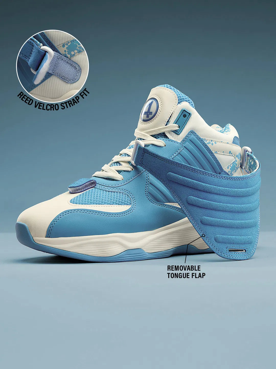 Modern Quantum Step High Top Sneakers for Men Comfortable Street Style Athletic Shoes