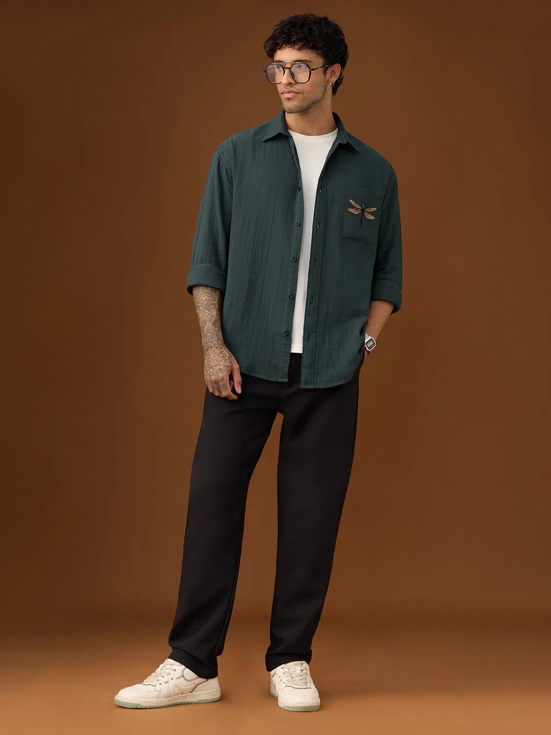 Men’s Relaxed Shirts by Dragonfly Modern Comfortable Casual Fashion Wear for Travel and Lifestyle