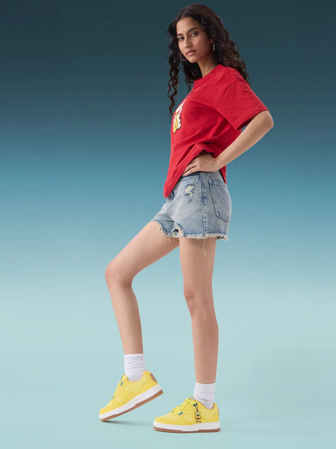 Fashion Under The Sea Women Low Top Sneakers with Vibrant Ocean Print and Modern Style