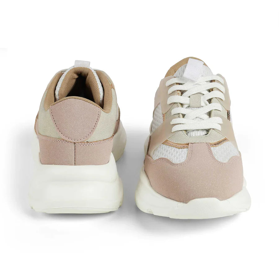 Modern Pink Women’s Sneakers with Non Slip Outsole and All Day Comfort