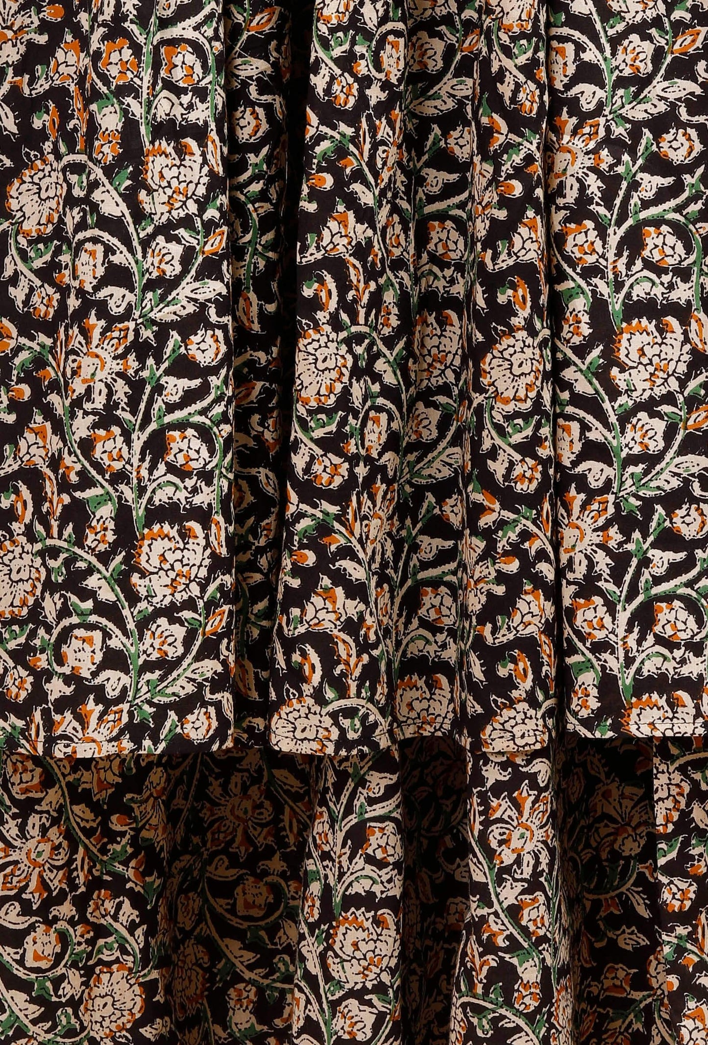 Stylish Black & Beige Kalamkari Cotton Kurta for Everyday & Occasion Wear
