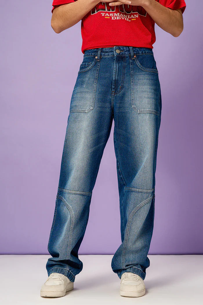 Mens Everblue Ridge Straight Leg Jeans for Casual and Everyday Wear