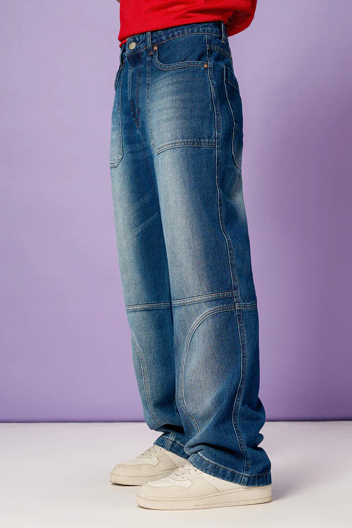 Mens Everblue Ridge Straight Leg Jeans for Casual and Everyday Wear